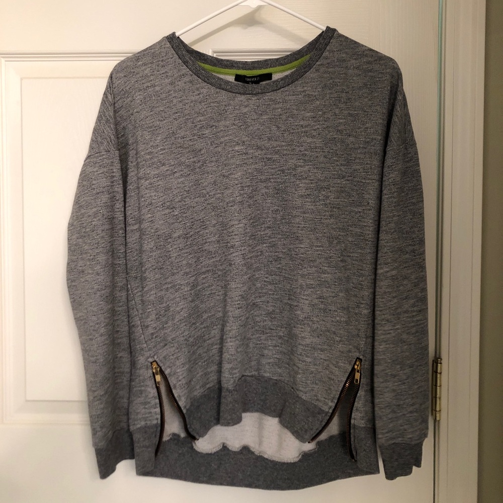 Forever 21 Top w/ Zipper Bottom